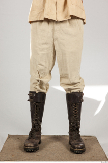  Photos Man in Explorer suit 1 20th century Explorer beige trousers historical clothing leather high shoes 0001.jpg